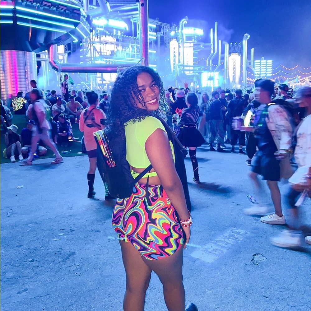 Dubluv Rave Biker Short Set - Picture 4 of 4